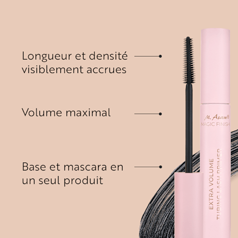 M. Asam MAGIC FINISH Base de mascara gainante Extra Volume Deep Black