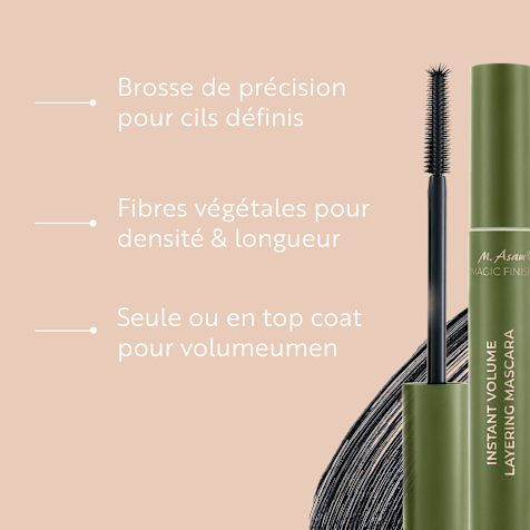 M. Asam MAGIC FINISH Mascara Instant Volume Layering Deep Black