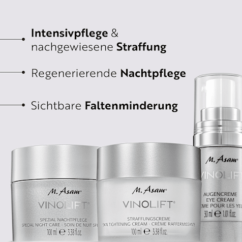 M. Asam VINOLIFT Straffendes Gesichts- & Augenpflege Set 3-teilig