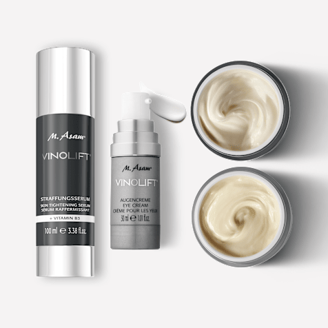 M. Asam VINOLIFT Coffret de Soins Raffermissants Anti-Âge Visage & Yeux 4 Produits