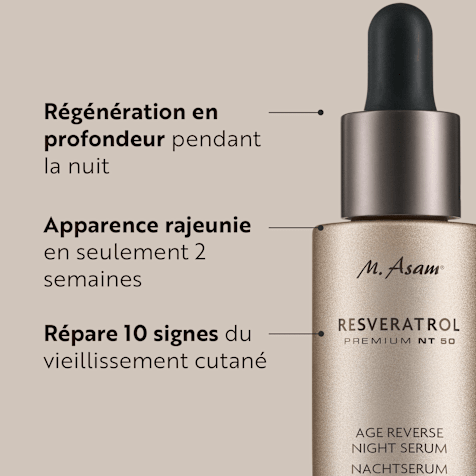 M. Asam RESVERATROL PREMIUM NT50 Age Reverse Sérum de Nuit Régénérant