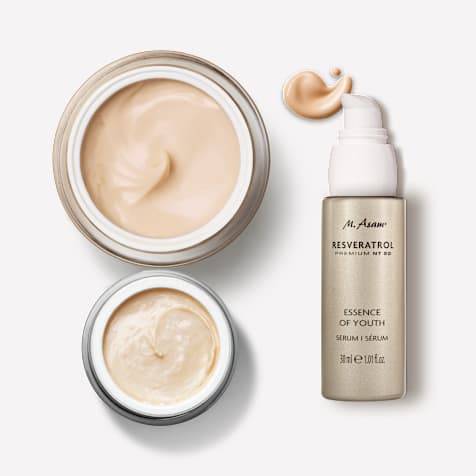M. Asam RESVERATROL PREMIUM NT50 Straffende Pflege Routine Christmas Star Edition 3-teilig