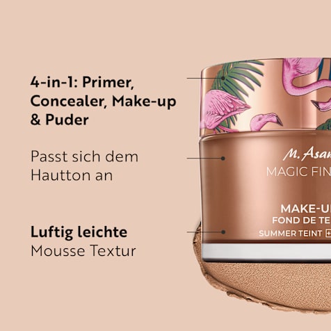 M. Asam MAGIC FINISH Make-up Mousse Summer Teint LSF 30 Flamingo Edition