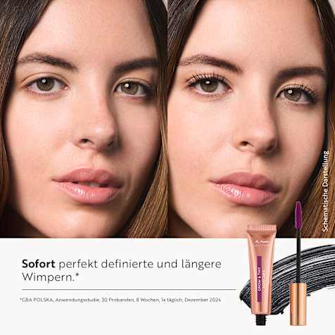M. Asam MAGIC FINISH Grow & Tint Mascara Deep Black