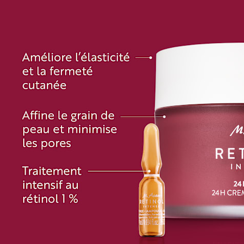 M. Asam RETINOL INTENSE Crème Visage 24h & Ampoules Anti-Rides 1% Rétinol