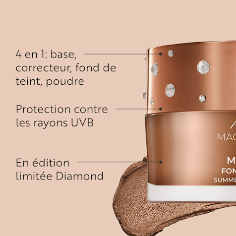 M. Asam MAGIC FINISH Fond de Teint Mousse Summer Teint SPF 30 Édition Diamond