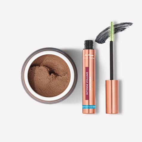 M. Asam MAGIC FINISH Make-up Mousse Summer Teint LSF 30 & Intense Volume Mascara Waterproof Easy Remove