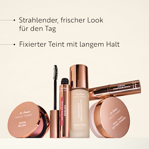 M. Asam MAGIC FINISH Glowy Full Face Make-up Kit Warm Sand 5-teilig