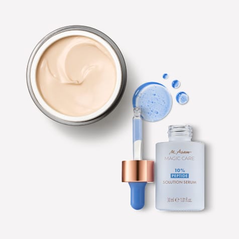 M. Asam RESVERATROL PREMIUM NT50 Crème Visage Liftante & 10% Peptide Solution Sérum