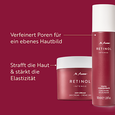 M. Asam RETINOL INTENSE Youth Concentrate Gesichtsserum & 24h Gesichtscreme