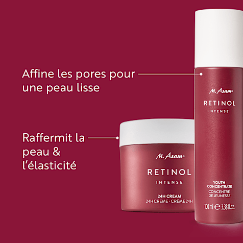 M. Asam RETINOL INTENSE Sérum Youth Concentrate & Crème 24h au Rétinol