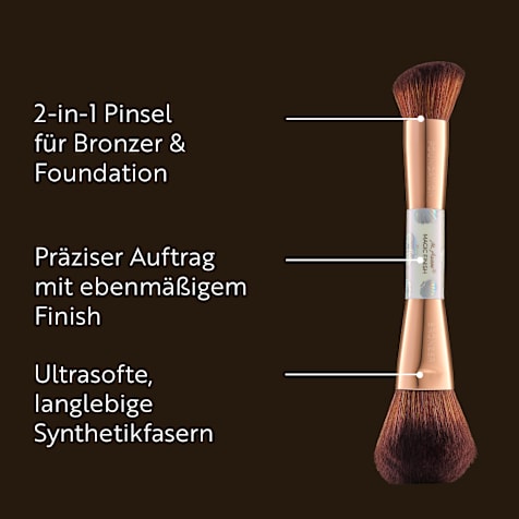 M. Asam MAGIC FINISH 2in1 Bronzer- und Foundation-Pinsel Seashell Edition