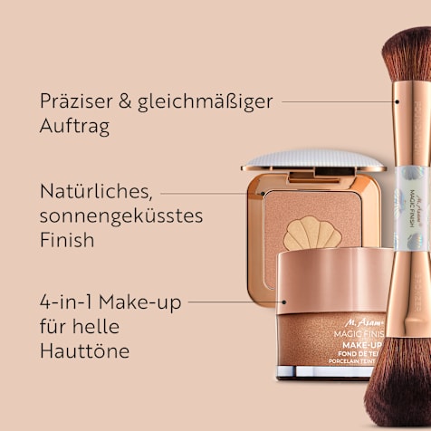M. Asam MAGIC FINISH Make-up Porcelain Teint Set Seashell Edition 3-teilig