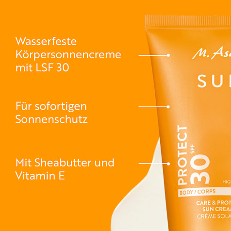 M. Asam SUN Sonnencreme Körper LSF 30