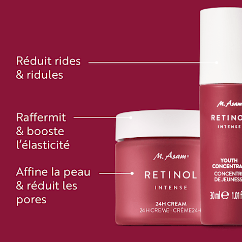 M. Asam RETINOL INTENSE Sérum Youth Concentrate & Crème 24h au Rétinol
