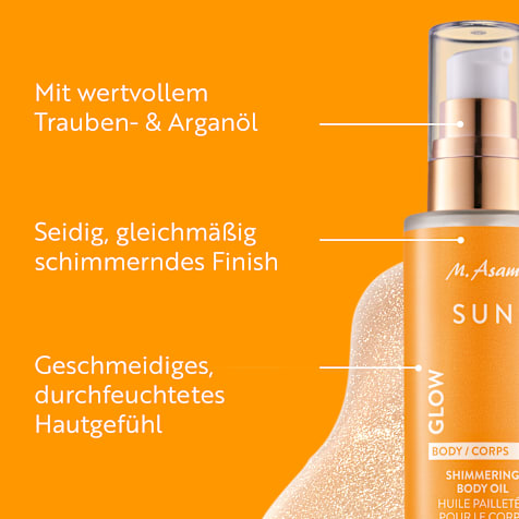 M. Asam SUN Schimmerndes Körperöl LSF15