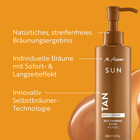 M. Asam SUN Self Tanning Selbstbräuner Fluid Körper