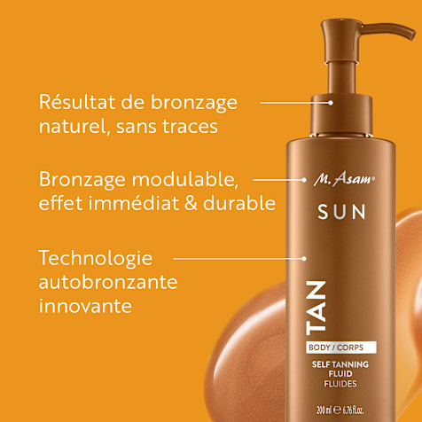 M. Asam SUN Self Tanning Fluide Autobronzant Corps