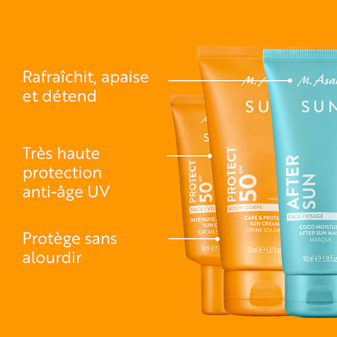 M. Asam SUN Coffret solaire visage et corps SPF 50