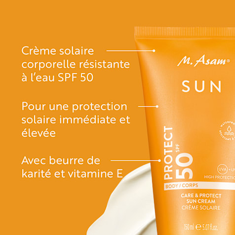 M. Asam SUN Crème Solaire Corps SPF 50