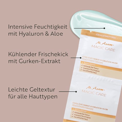 M. Asam MAGIC CARE Kühlende Gelmaske mit Gurken-Extrakt