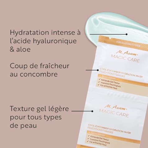 M. Asam MAGIC CARE Masque gel rafraîchissant à l’extrait de concombre