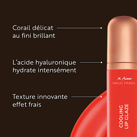 M. Asam MAGIC FINISH Gloss à lèvres effet fraîcheur Coral Sorbet
