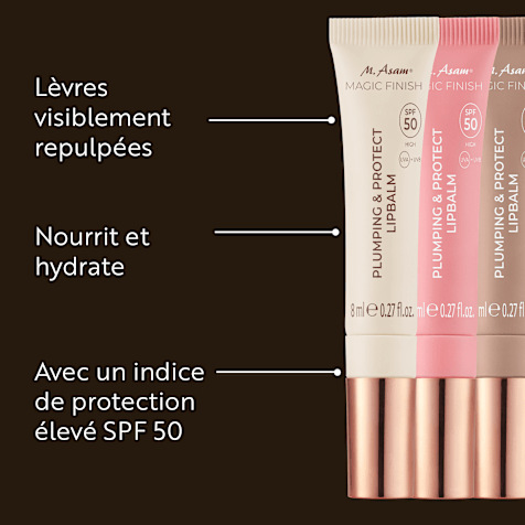 M. Asam MAGIC FINISH Baume à Lèvres Plumping & Protect Trio SPF 50