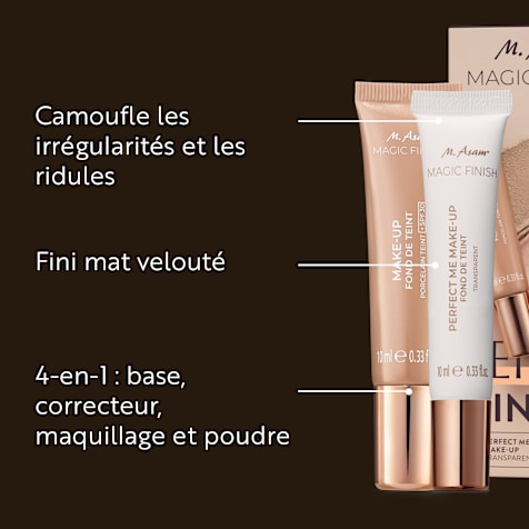 M. Asam MAGIC FINISH Mini-coffret Teint: Mousse Teint Porcelain & Perfect Me