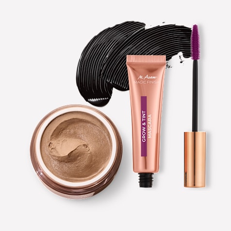 M. Asam MAGIC FINISH Glow Make-up Mousse Summer Glow und Grow & Tint Mascara Deep Black