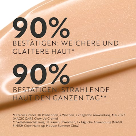 M. Asam MAGIC FINISH Glow Make-up Mousse Summer Glow & Glow Up Gesichtscreme