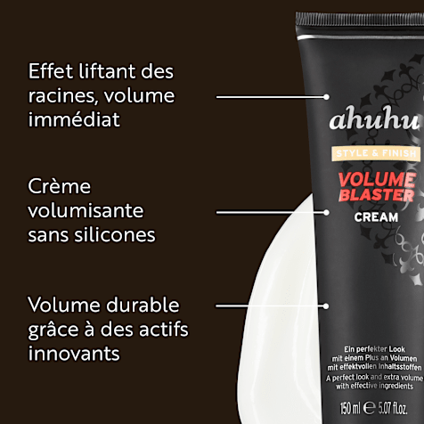 ahuhu STYLE & FINISH Volume Blaster Crème Capillaire Volumatrice