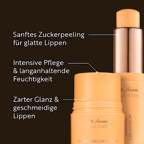 M. Asam MAGIC FINISH Pflegendes Lippenpeeling & Smoothing Lip Butter Fruity Passion