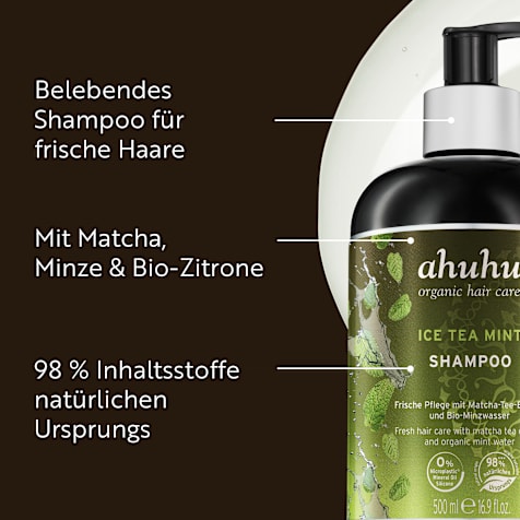 ahuhu LIMITED Ice Tea Mint Shampoo