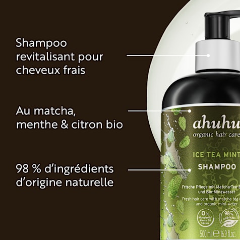 ahuhu LIMITED Shampooing à la Ice Tea Mint