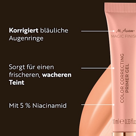 M. Asam MAGIC FINISH Color Correcting Primer Gel Ausgleichendes Korrekturgel Apricot
