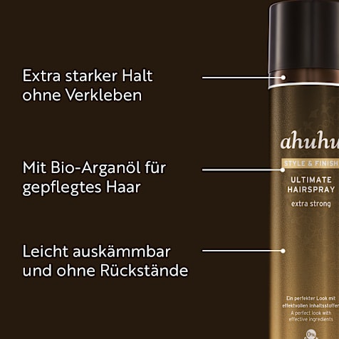ahuhu STYLE & FINISH Ultimate Haarspray Extra Strong
