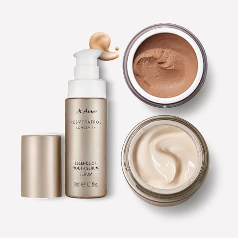 M. Asam RESVERATROL LONGEVITY Skin First Set Classic Matt 3-teilig