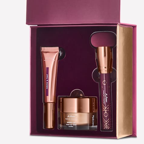 M. Asam MAGIC FINISH Perfektionierendes Make-up Geschenkset für Teint & Wimpern 3-teilig Holiday Secret Glam Edition