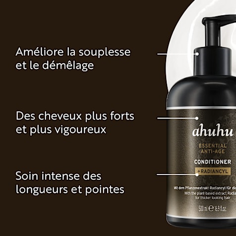 ahuhu ESSENTIEL Après-shampoing anti-âge