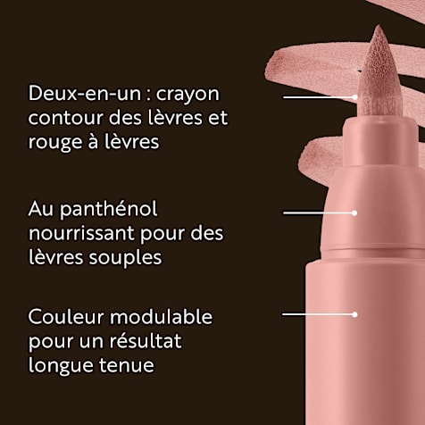 M. Asam MAGIC FINISH Crayon contour des lèvres et rouge à lèvres 2-en-1 Caramel Dream Holiday Secret Glam Edition