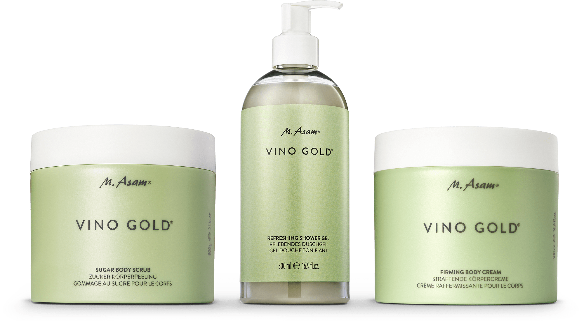 M. Asam VINO GOLD Straffende Körperpflege Routine 3-teilig
