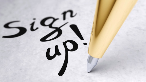 Sign up