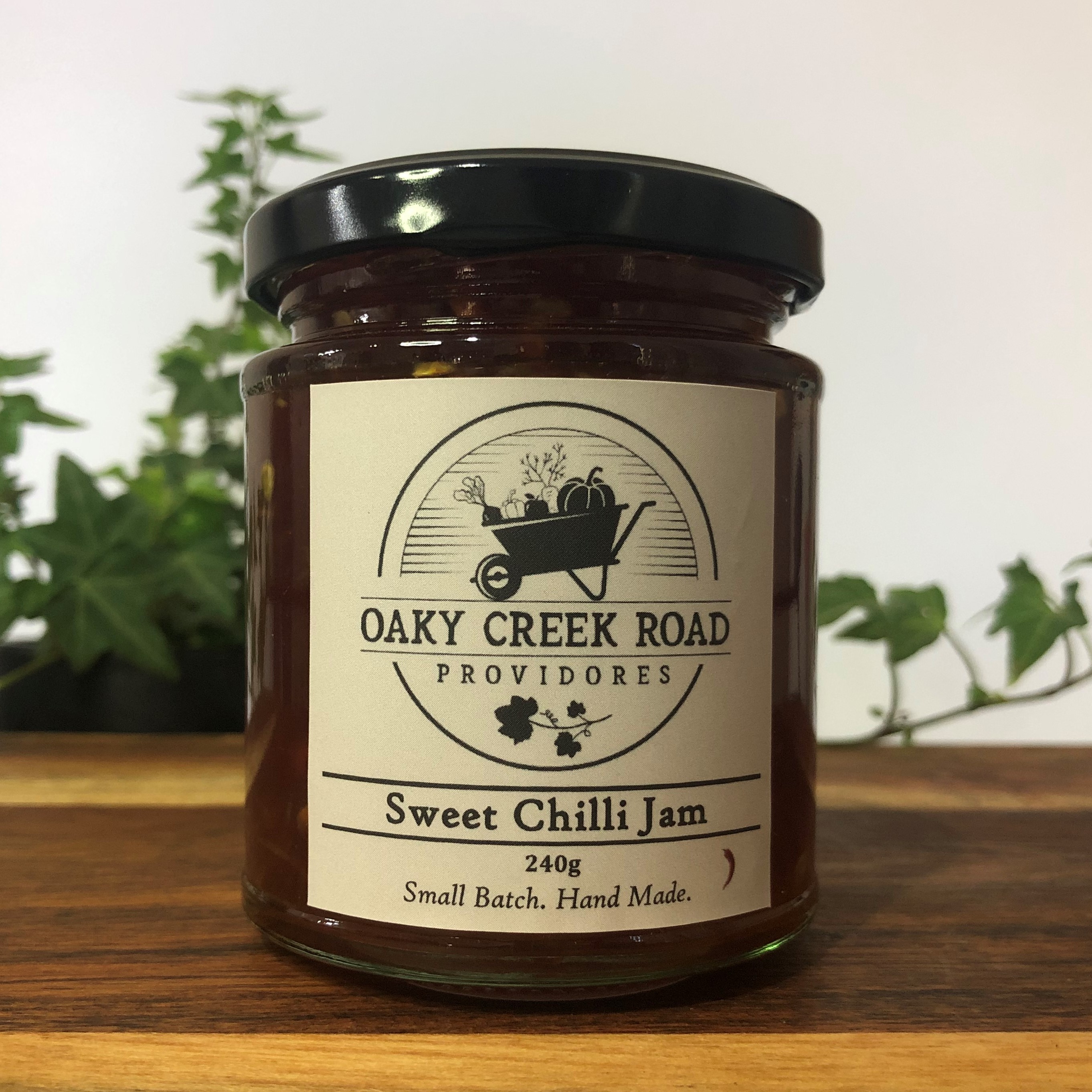 Sweet Chilli Jam from the front