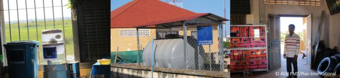 Water ﬁlter and water reservoir identiﬁed to minimize the hazards