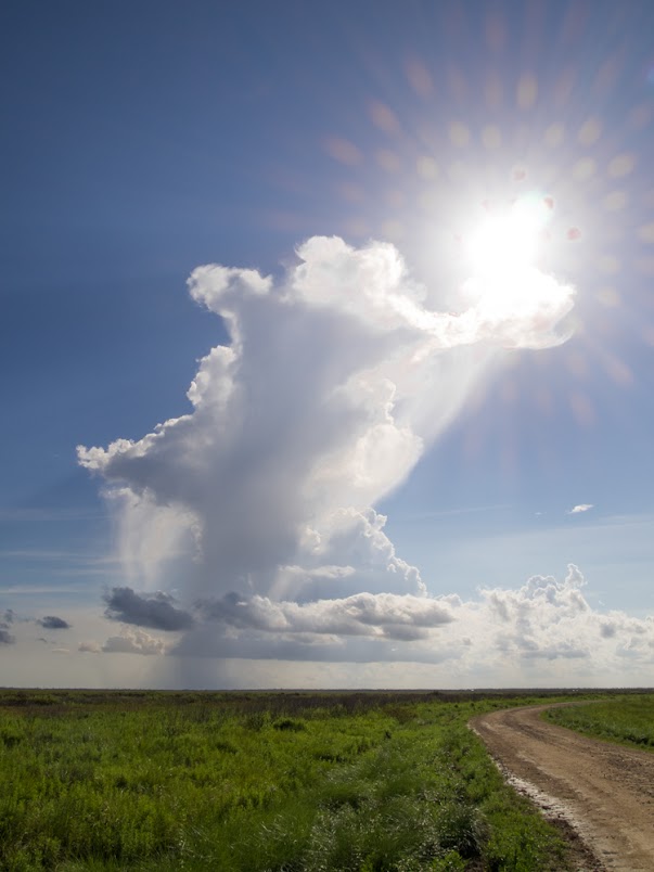 Clouds over Brazoria NWR