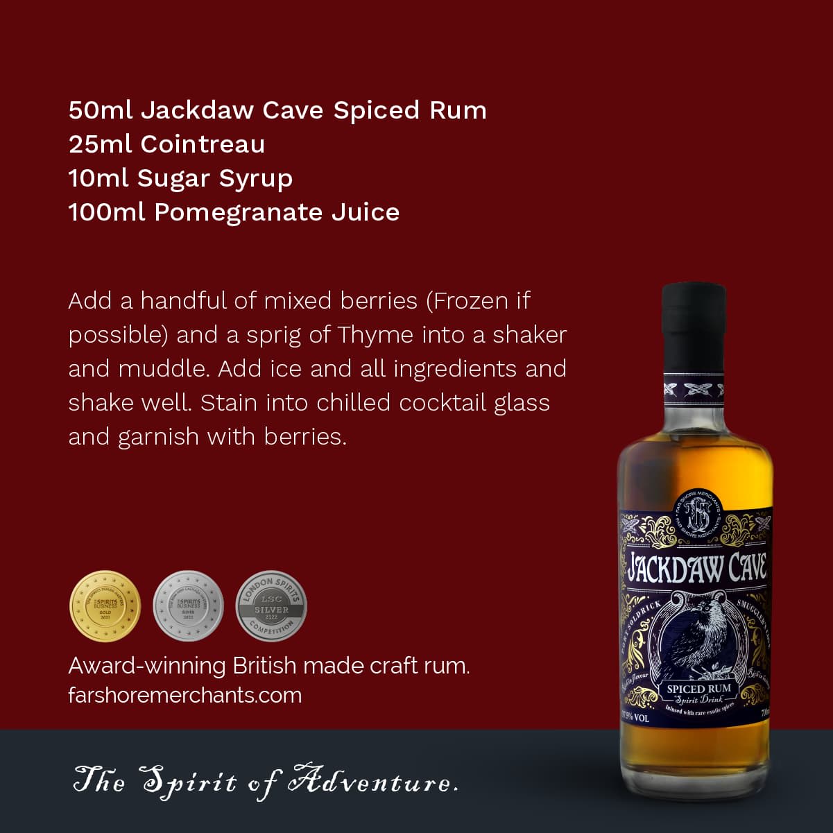 Jolly Jackdaw cocktail recipe