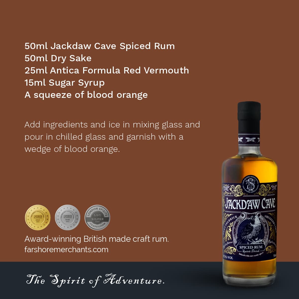 Ciao Sake cocktail recipe