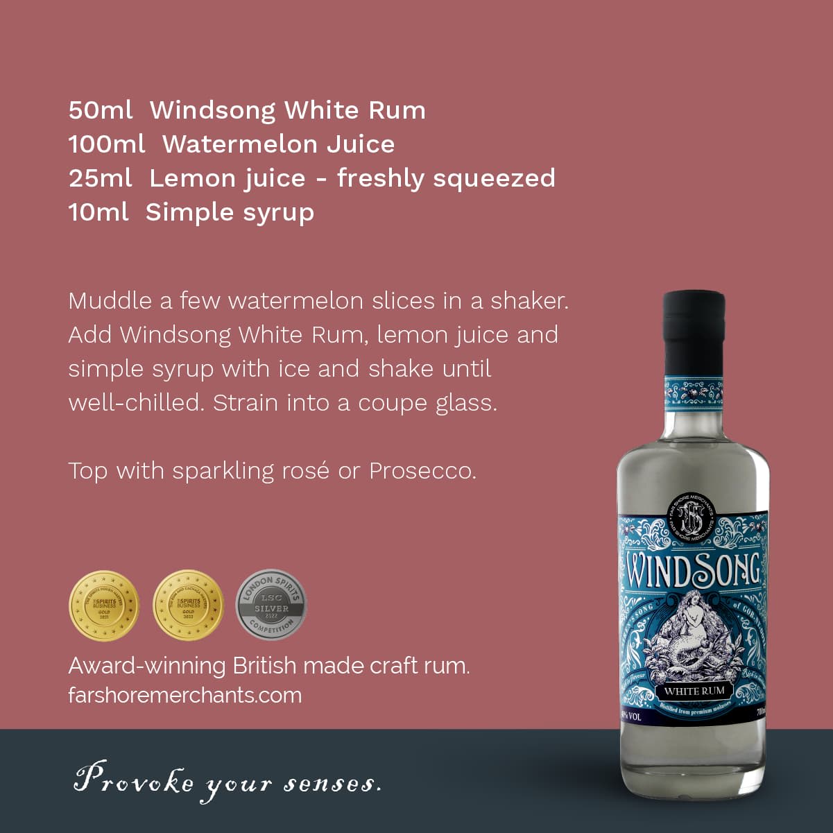 Raunchy Rose cocktail recipe