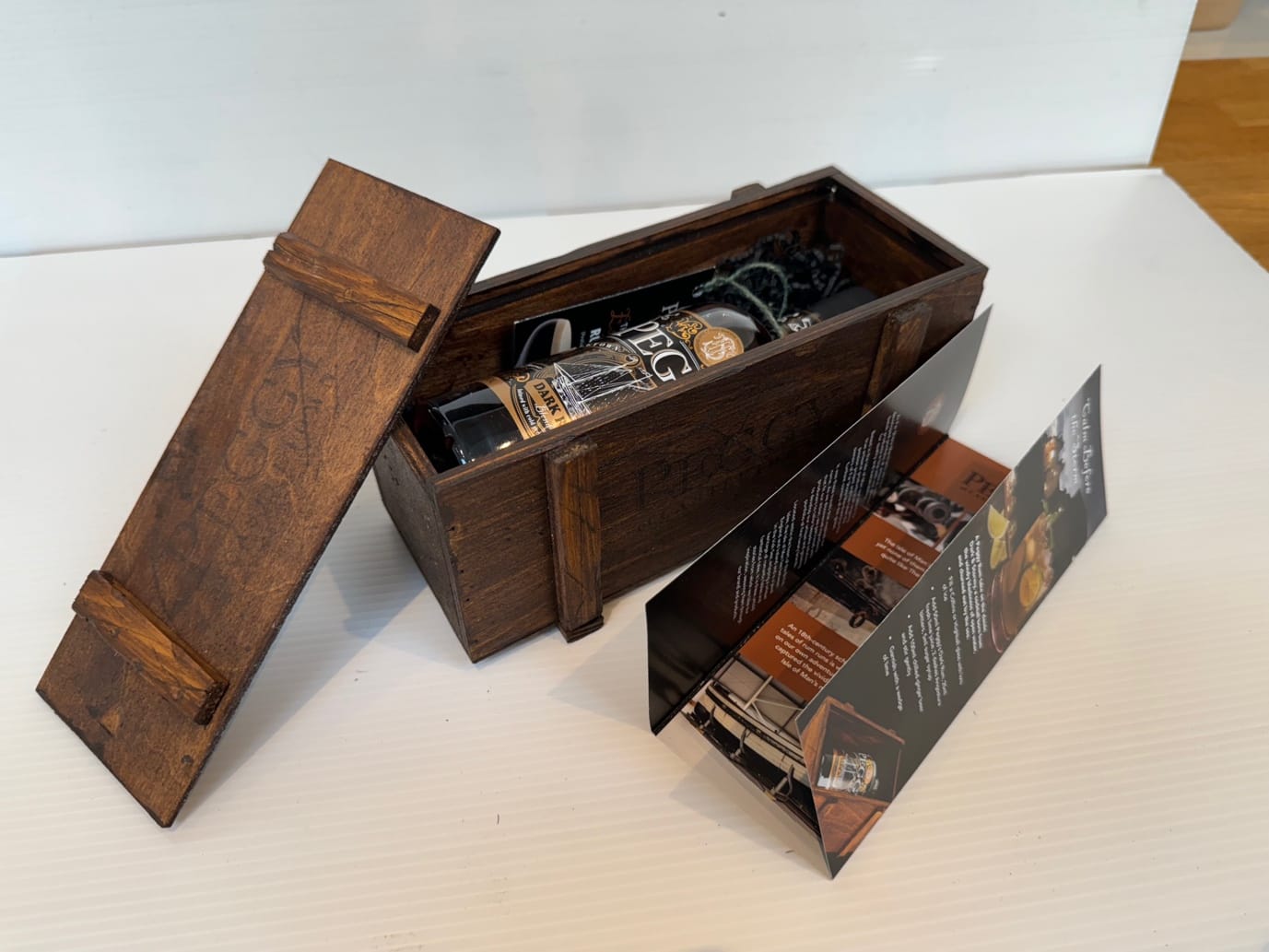The finished presentation box.